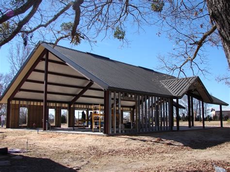 metal shed next to house|finished metal building residential homes.